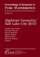 Algebraic Geometry Salt Lake City 2015 (Parts 1 and 2)